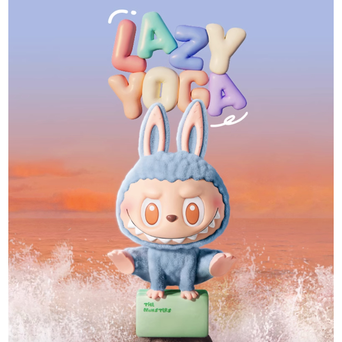 [พร้อมส่ง] กล่องสุ่ม ลาบูบู้โยคะ เลือกตัวได้ POPMART LABUBU THE MONSTERS Lazy Yoga Series Figures ของแท้