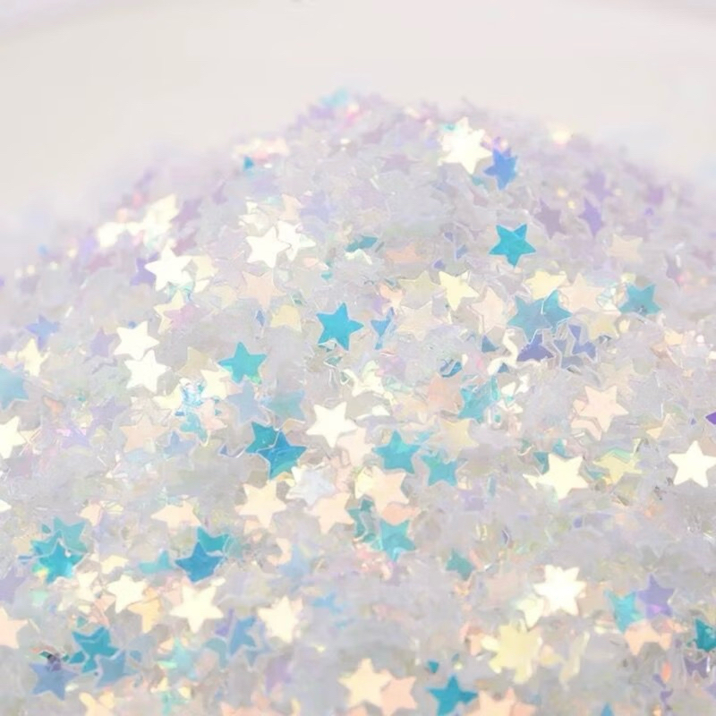 AC.429 ร้านไทย แพ็คกระปุก 3 กรัม พร้อมส่ง กากเพชรแต่งเล็บสีกระจก วิ้งมาก มีให้เลือก 3 แบบ