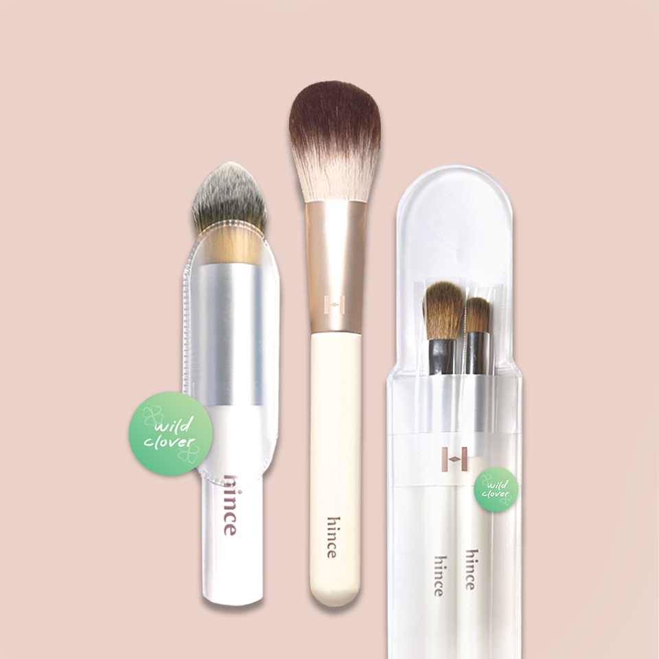 🍀 HINCE : แท้พร้อมส่ง brush only : eyeshadow brush duo, glow cheek brush, cheek brush เฉพาะแปรง