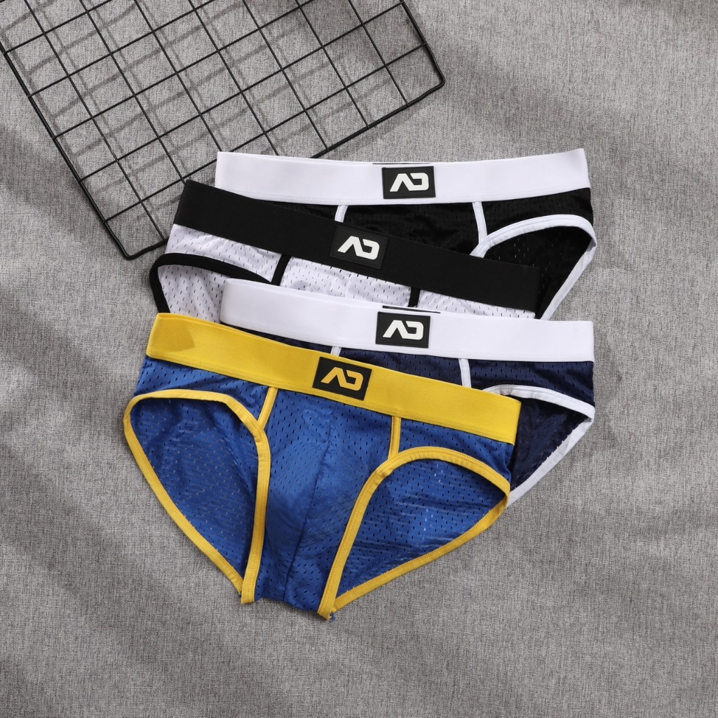 🎉มาใหม่🎉 กางเกงในชาย▶️ Addicted  ◀️ทรงbikini ผ้าไนลอนตาข่าย ผ้าดีใส่สบายมาก