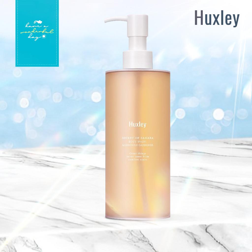 🇰🇷 Huxley Body Wash Moroccan Gardener 300ml ทำความสะอาดผิวอย่างล้ำลึกพร้อมล็อคความชุ่มชื้นให้ผิวรู้ส