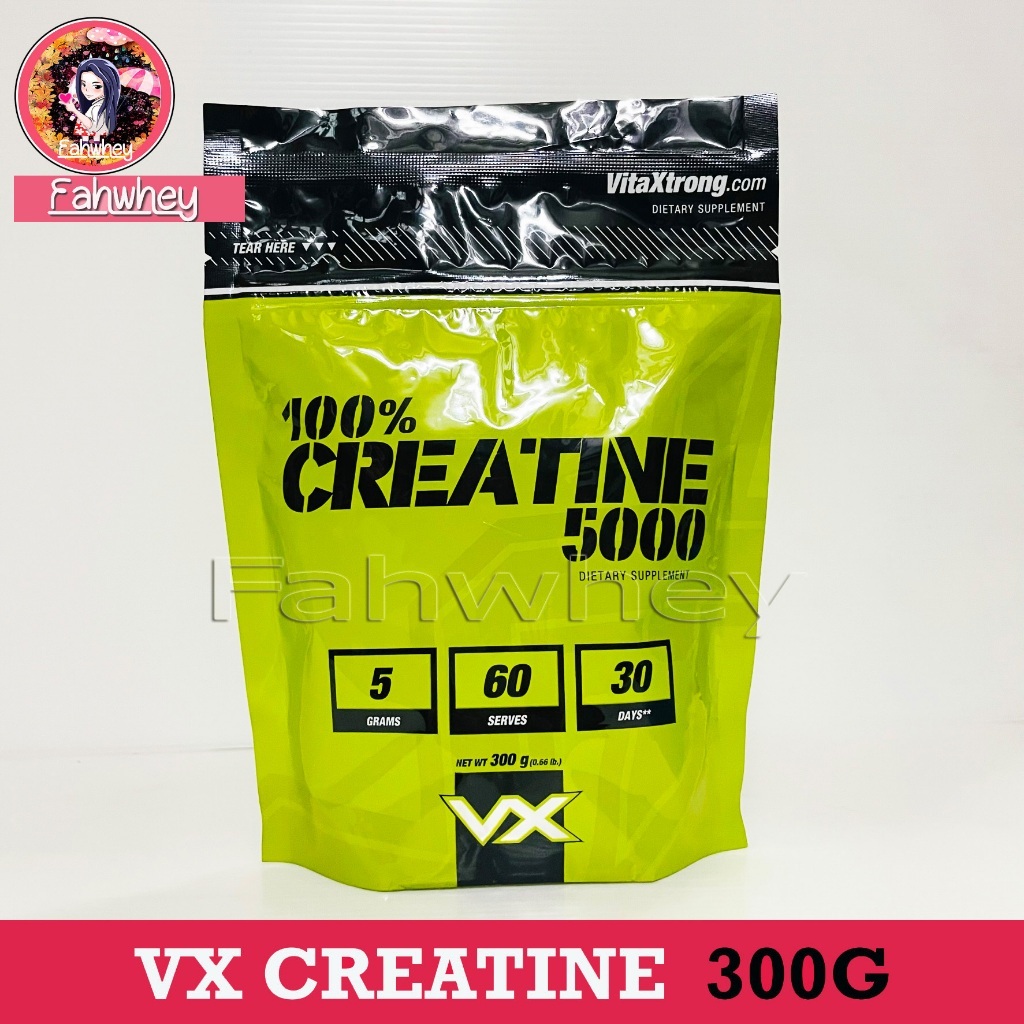 🔥VX VitaXtrong 100% CREATINE 5000 ขนาด 300 กรัม🔥(exp.03/28)