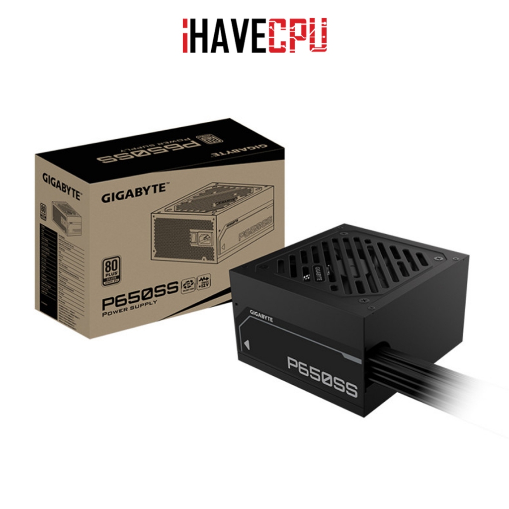 iHAVECPU PSU (อุปกรณ์จ่ายไฟ) GIGABYTE GP-P650SS 650W (80+SILVER)