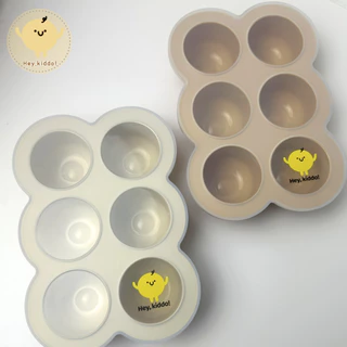 HeyKiddo: บล็อคซิลิโคนสำหรับแช่อาหาร บล็อคแช่แข็งอาหาร 6 ช่อง จุ 3OZ เตรียมมื้ออาหาร เข้าไมโครเวฟได้
