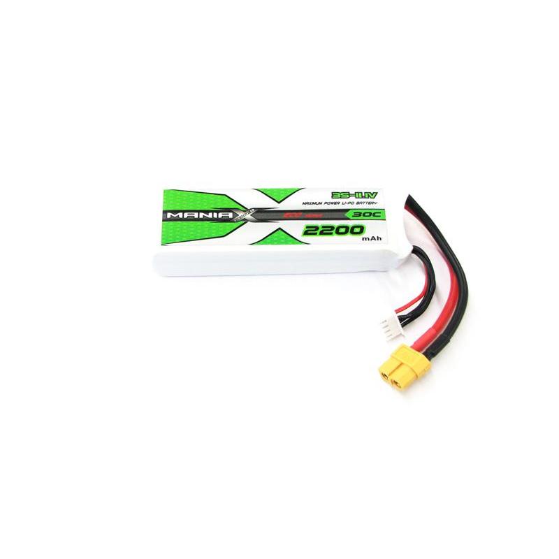 ManiaX 11.1V 2200mAh 30C XT60 plug