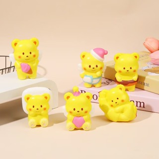 หมีเนยตัวน้อยสกุชชี่(ถุงตาข่าย)(พร้อมสำหรับการจัดส่ง)