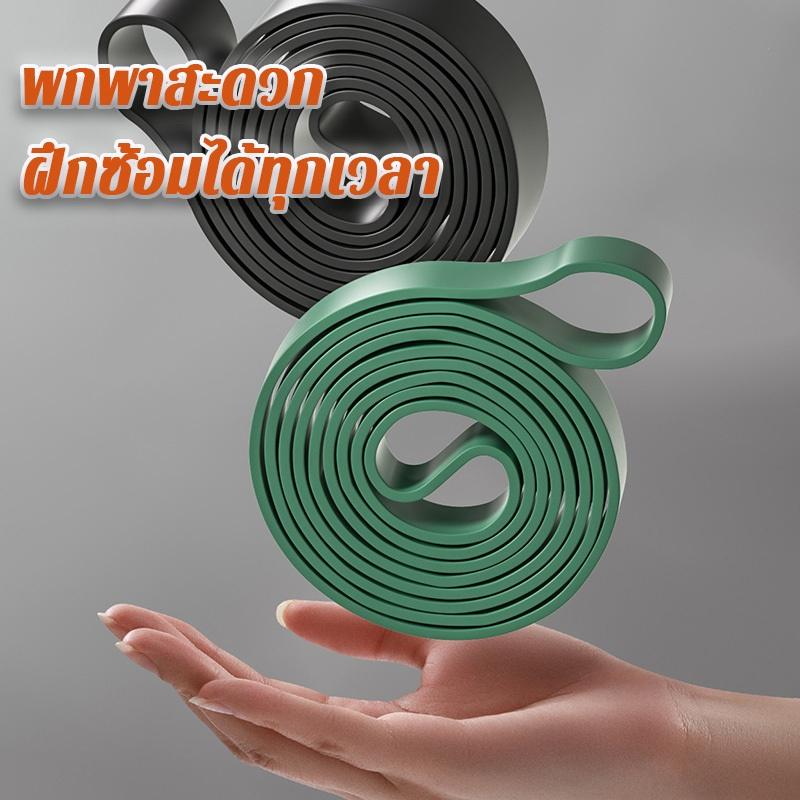 Queen ยางยืดออกกำลัง ยาว 2080mm เข็มขัดยืดหยุ่น แรงดึงสูง ไม่แตก 6 แรงดึงให้เลือก ยางยืด ออกกำลังกาย Sport - รูปที่ 3