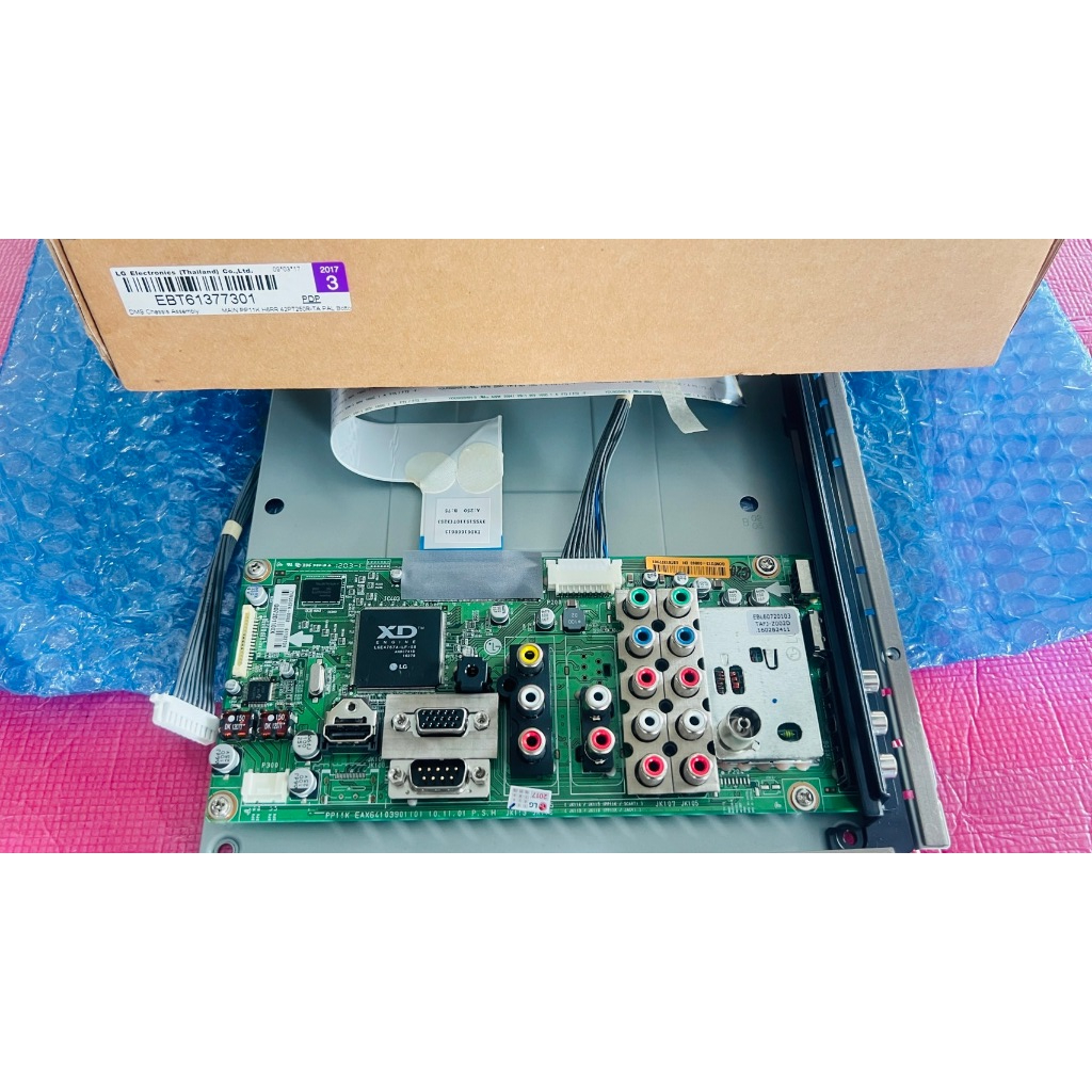 ใหม่ แท้ เบิกศูนย์ เมนบอร์ด แอลจี mainboard lg รุ่น 42pt250 50pt250 พาร์ท ebt61377301 สามารถแทน 42pt