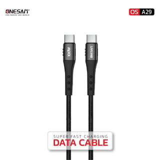 สายชาร์จและถ่ายโอนข้อมูล ONESAM รุ่น OS-A29 สาย Data Cable ยาว 2 ม. ของแท้ 100% รับประกัน 1 ปี