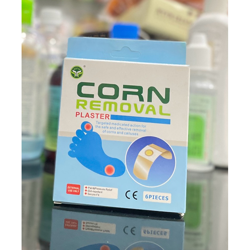 พลาสเตอร์แปะหูด ตาปลา -Corn Removal plaster กล่องละ 6 ชื้น พลาสเตอร์