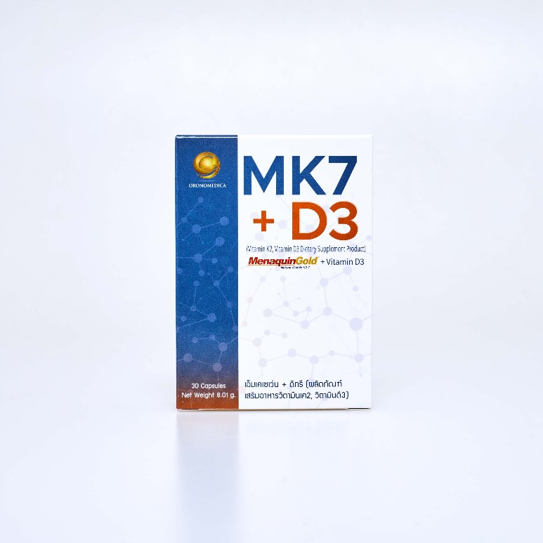 MK7+D3 (Menaquinone-7) / Vitamin K2 + Vitamin D3