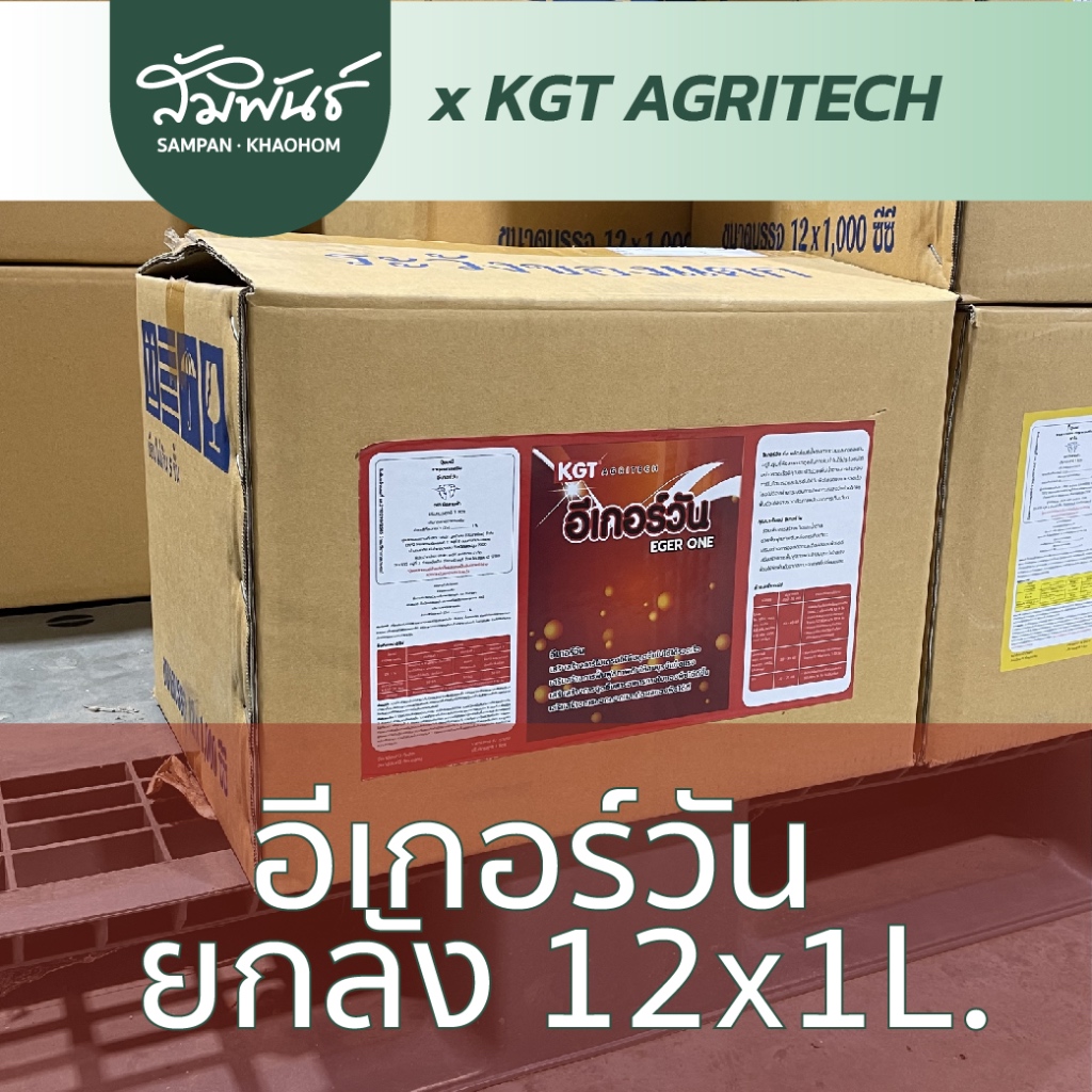 อีเกอร์วัน น้ำตาลทางด่วน KGT ของแท้ !!! ยกลัง 1 ลิตร * 12 ขวด