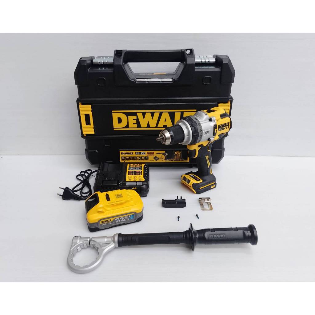 DEWALT สว่านกระแทก 3 ระบบ 20V รุ่นใหม่ล่าสุด DCD1007H1T-B1 ( PowerStack5.0A ) รับประกัน 3 ปี ของแท้1