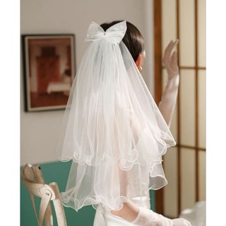 🌷✨️ขายดี งานฮิต ส่งของทุกวัน✨️🌷เวลล์เจ้าสาว ผ้าคลุมผมเจ้าสาว…