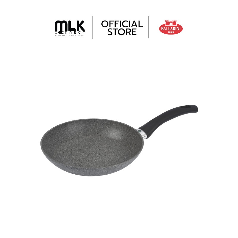 BALLARINI กระทะเคลือบ Non - stick อะลูมิเนี่ยม รุ่น Ferrara 24 ซม. สีเทา N75001854
