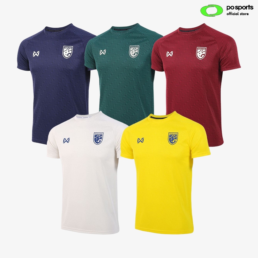 WARRIX THAILAND NATIONAL FOOTBALL JERSEY 2024/25 - CHEER Grade ของแท้ 100%