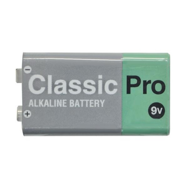 ถ่านอัลคาไลน์ CLASSIC PRO 9V ผลิตขึ้นมาเพื่อใช้กับเครื่องดนตรีโดยเฉพาะ จากค่าย Soundhouse Japan