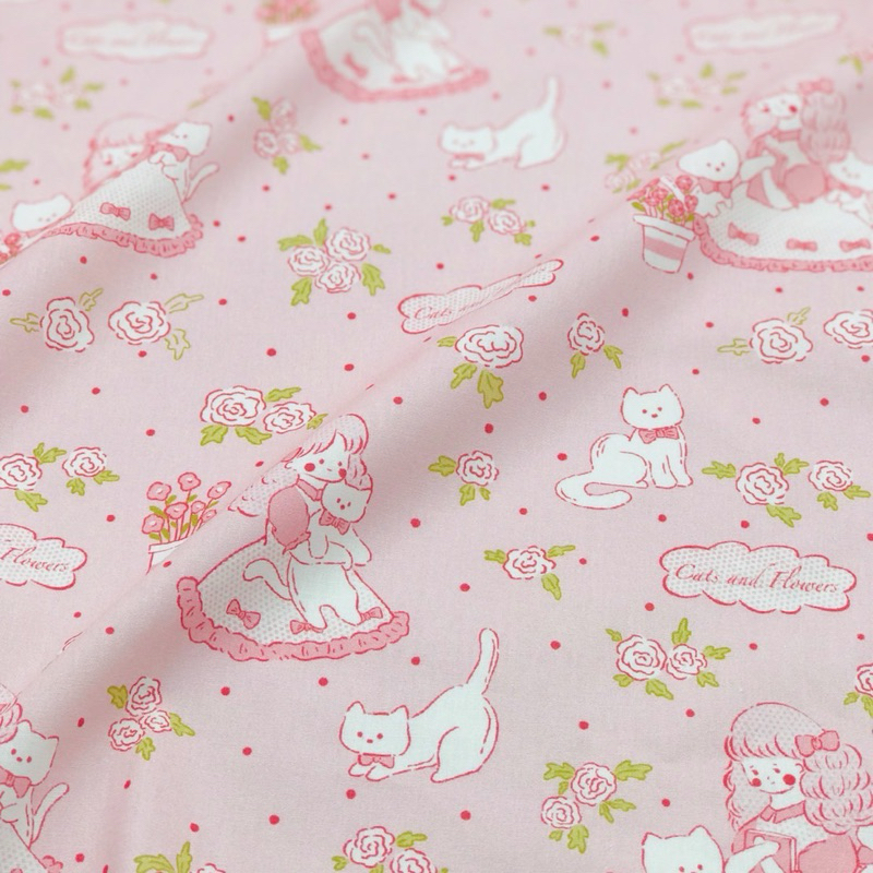 ผ้า cotton 100% ผ้าหน้ากว้าง 145 cm.(58”) ลายน่ารัก พร้อมส่งค่ะ