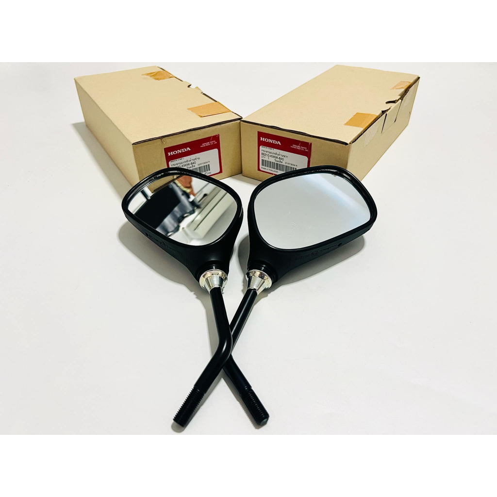 กระจกดรีม 110 i ดรีมซูปเปอร์คลับ รุ่นไฟเหลี่ยม 1 คู่  แท้ศูนย์ 88220-KWW-640 และ 88210-KWW-640    B1