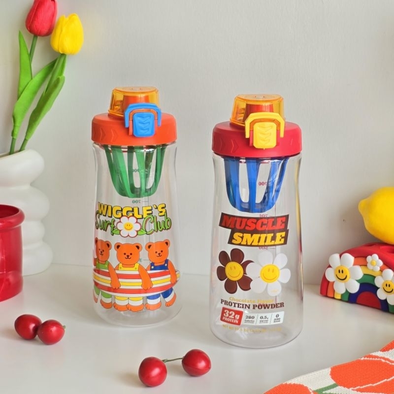 ( พร้อมส่ง ) Wiggle Wiggle Shake Tumbler 1,100ml แก้วเวย์