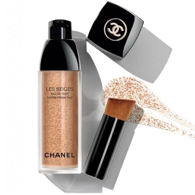 ดิวตี้ฟรี - จัดส่งรวดเร็ว CHANEL Les Beiges Water Fresh Tint Foundation #MEDIUM #LIGTHT 30ml