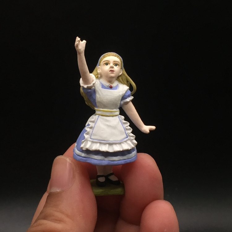 Alice in Wonderland Dollland Figure Kaiyodo Disney Mini Figure Cute อลิซในแดนมหัศจรรย์