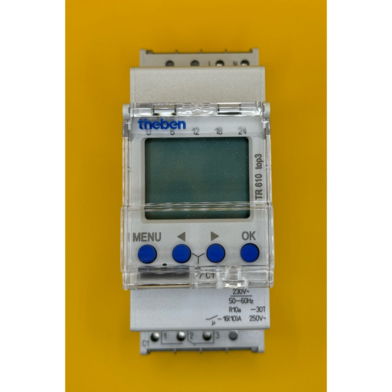 นาฬิกาตั้งเวลา,ไทม์เมอร์,TR610-TOP3,theben,Digital Time Switches