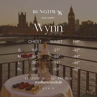 Wynn Jumpsuit - กางเกงจั๊มสูทขาสั้น ผ้าพลิ้วไม่หนาใส่สบาย สายเสื้อปรับได้ มีกระเป๋าข้าง + ซิปหลัง RTW Clothing Women