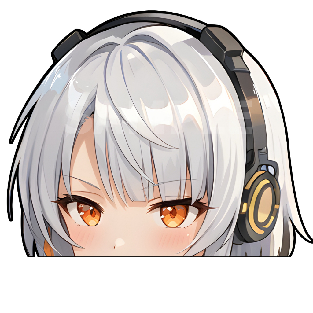 Anby zenless zone zero Peeker Stickers สติ๊กเกอร์ 2 แผ่น Anby Demara ZZZ decals สติกเกอร์ แอมมอง ZZZ