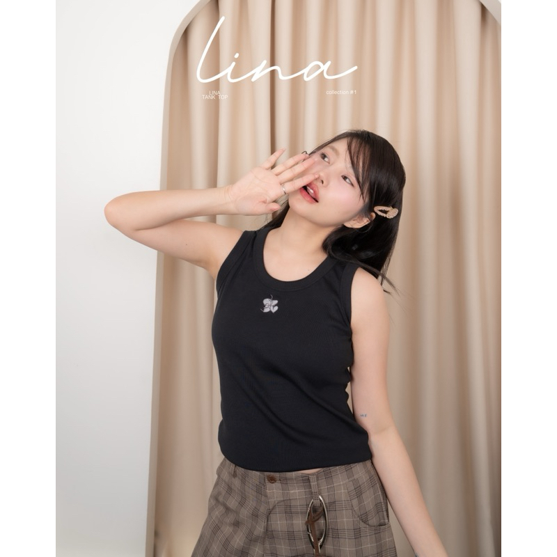 เสื้อกล้าม tank top รุ่น lina