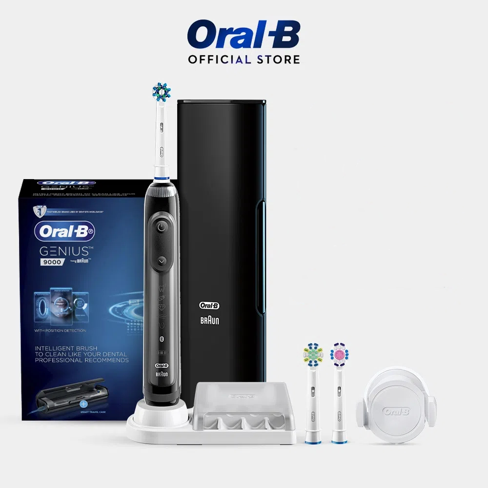 【จัดส่งจากกรุงเทพฯ】Oral-B ออรัลบี แปรงสีฟันไฟฟ้า จีเนียส 9000 Electric Power Toothbrush Genius 9000 