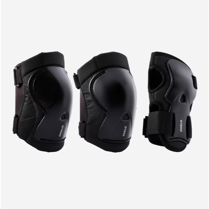 OXELO สนับป้องกันเล่นสเก็ตสำหรับเด็กอายุ3-15ปีรุ่น PLAY KID มีสนับเข่า สนับศอก และปลอกแขน อย่างละ1คู่