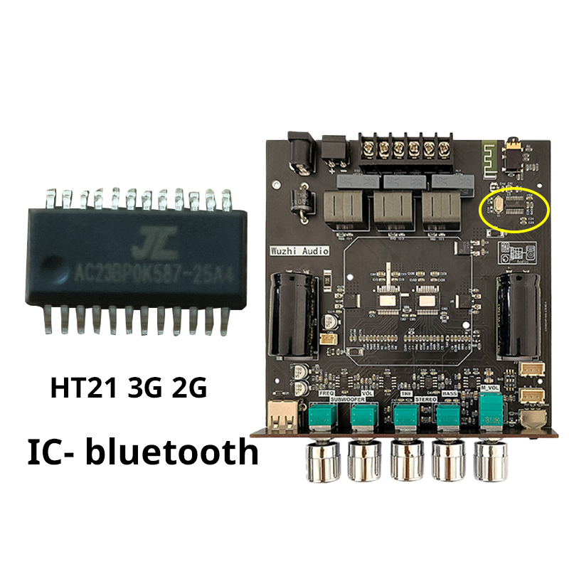 HT21 3G 2G IC- bluetooth ชิพไอซีบลูธูท ZK wuzhi ของแท้ตรงรุ่น อะไหล่แอมป์บูลทูธ อะไหล่ลำโพงบลูทูธdiy