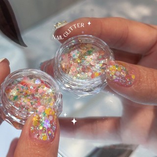 Majikku กลิตเตอร์ตกแต่งเล็บ ผงโอปอล์ สไตล์เกาหลี ญี่ปุ่น Nai…