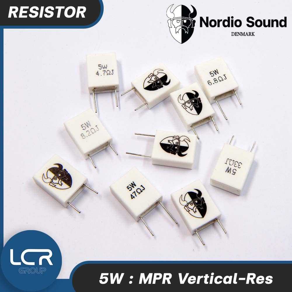Nordio Sound R. MPR VERTICAL-RES 2.2-56Ohm 5W ตัวต้านทาน Resistor Denmark