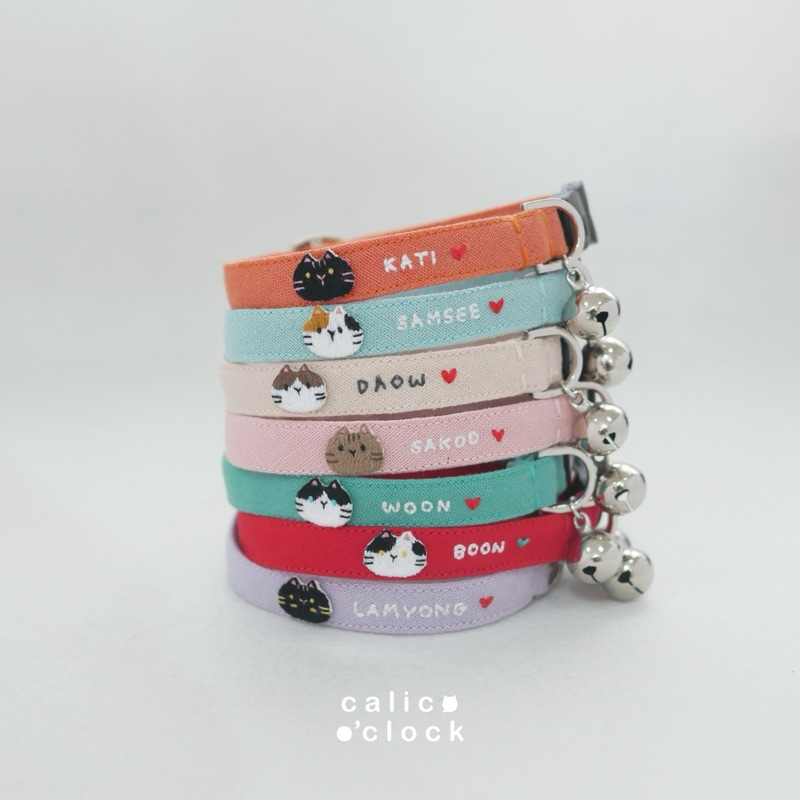 <งานสั่งทำ> ปลอกคอแมวนิรภัย รุ่น Tone series | Minimeaw