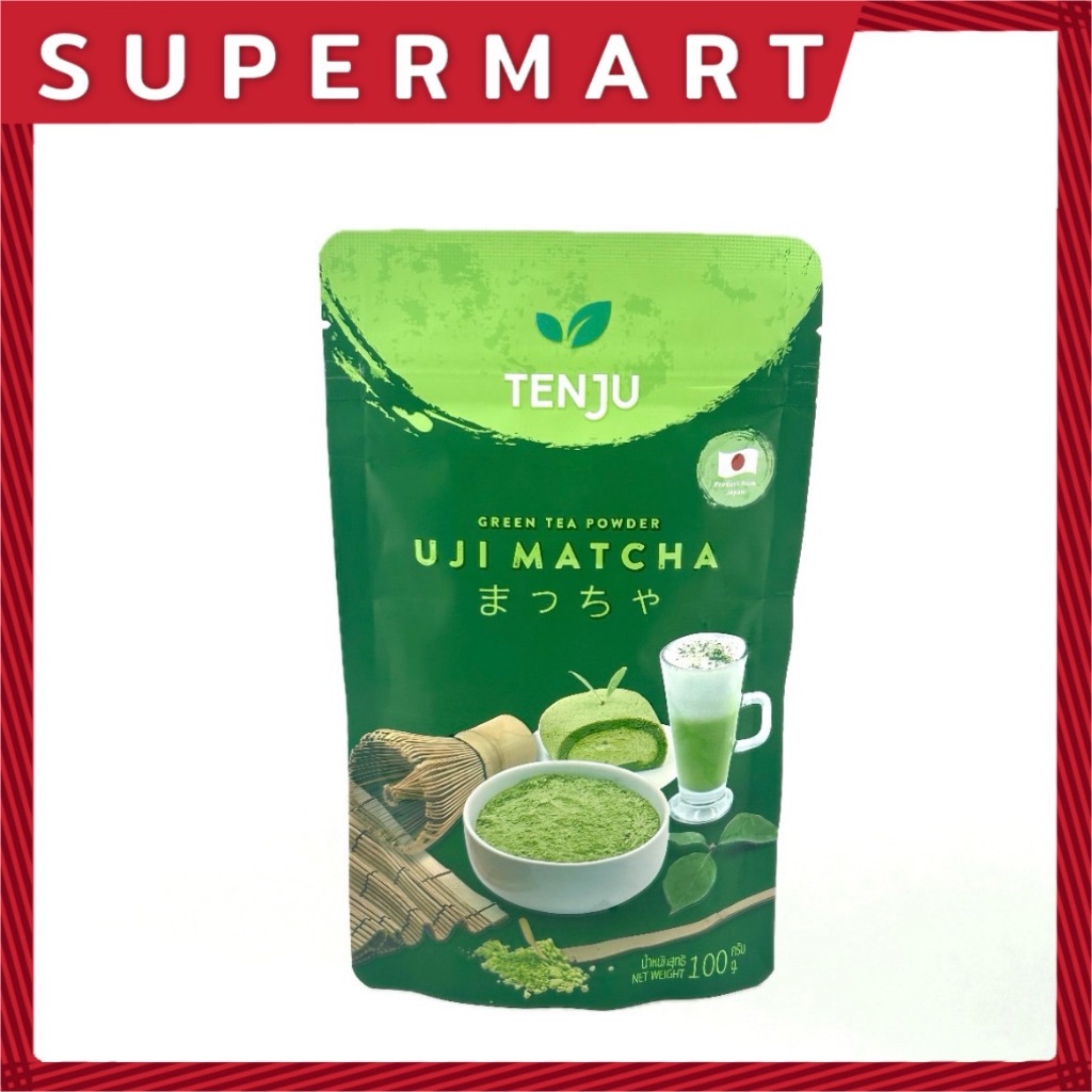 SUPERMART TENJU UJI MATCHA GREEN TEA Powder Base 100 g. #1108542