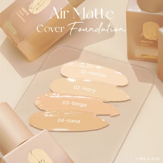 💛ลด 50%💛 (MC8017) รองพื้นเมลินดา แอร์ แมทท์ คัฟเวอร์ ฟาวน์เดชั่น Mei Linda Air Matte Cover Foundation