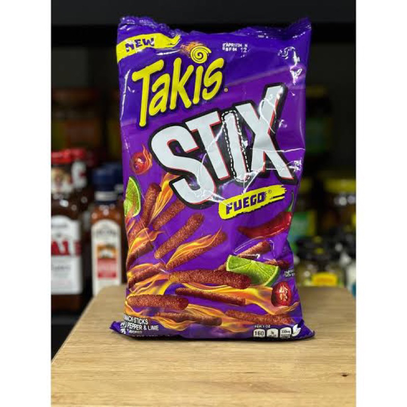แท้ Takis Stix fuego ห่อใหญ่ จากอเมริกา🇺🇸 hot chili pepper & lime