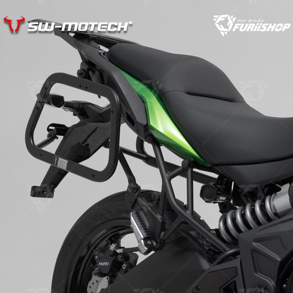 แร็คข้าง SW-MOTECH FOR KAWASAKI VERSYS650 15-18 ดำ