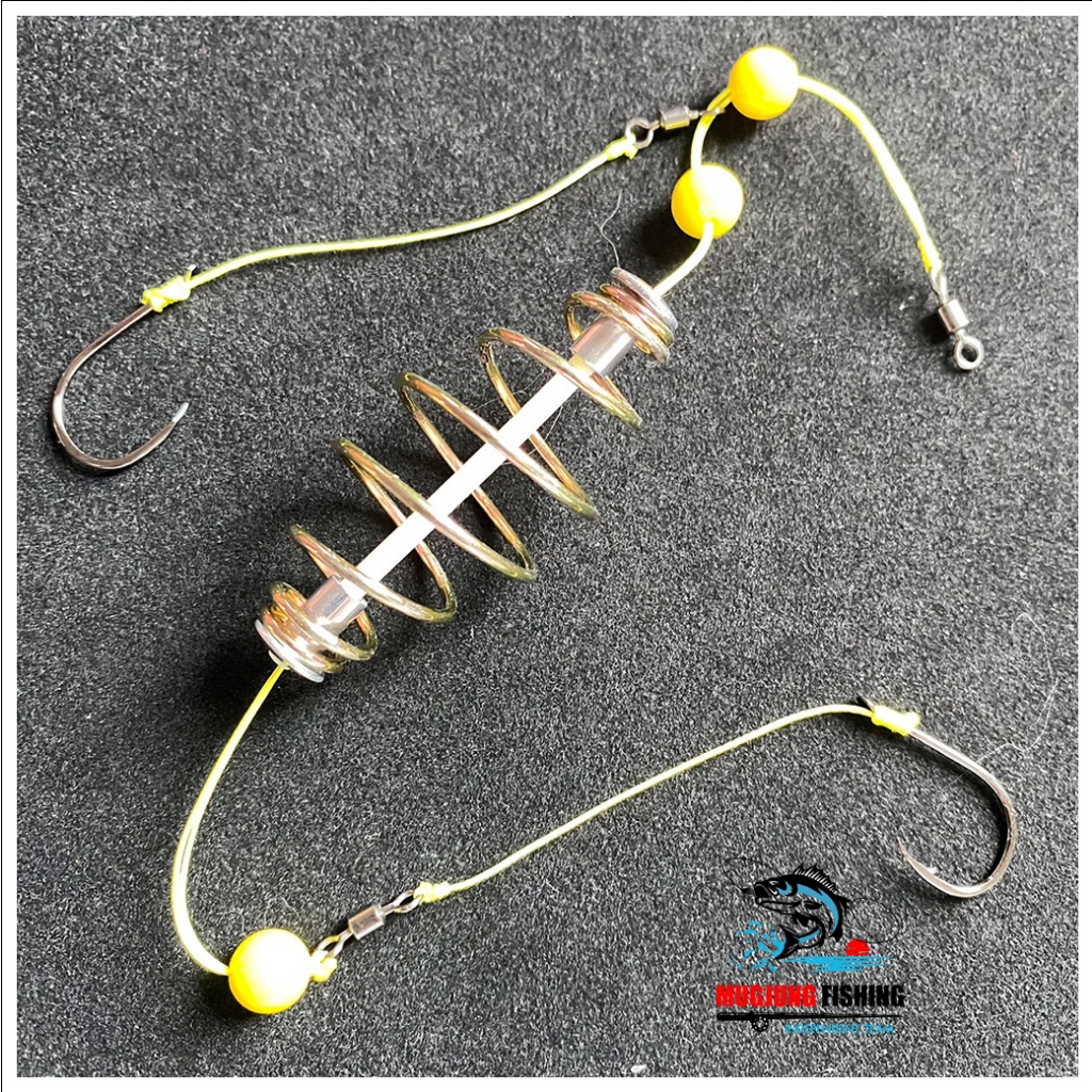 เบ็ดตกปลา ตะกร้อวิ่ง รุ่น MR8 ตะกร้อตกปลาหน้าดิน ตะขอเบ็ดชินุตูดแบน #0.3 - #12 มีเก็บเงินปลายท - รูปที่ 4