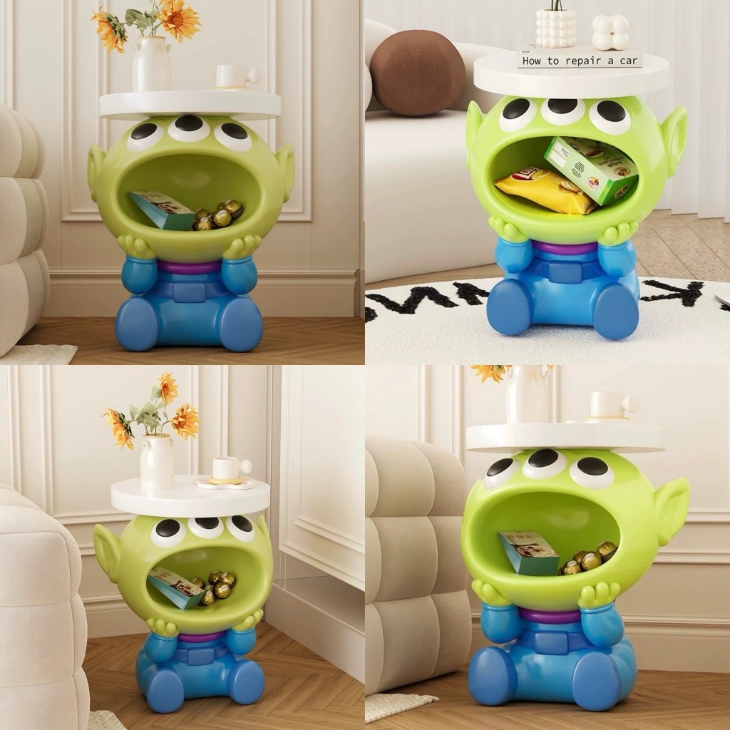 PreOrder👽โต๊ะข้างเตียงเจ้าสามตา little green man side table arttoy model figure อาร์ททอย โมเดล 84038