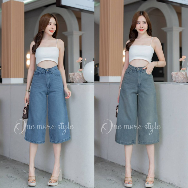 ♡♡𝙉𝙚𝙬 𝙘𝙤𝙡𝙡𝙚𝙘𝙩𝙞𝙤𝙣♡♡แบบใหม่กางเกง4ส่วนผ้ายีนส์พร้อมส่ง