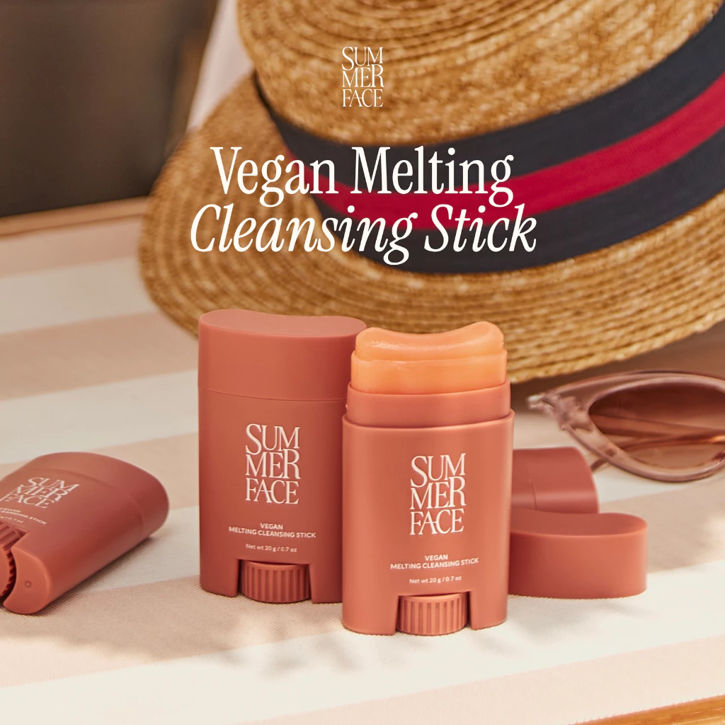 [1 แถม 2 - EXP 6/26] SUMMERFACE Vegan Melting Cleansing Stick คลีนซิ่งบาล์มสติ๊ก ล้างเครื่องสำอางกันน้ำ