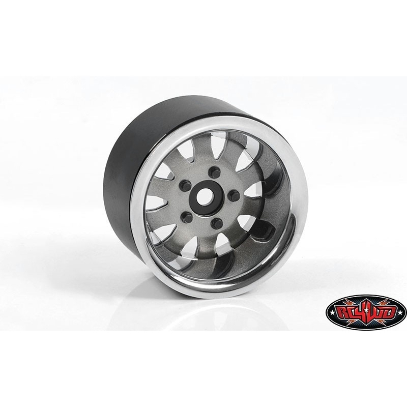 RC4WD 1.9" 5 Lug Steel Wheels w/Beauty Ring (Silver)(ครบชุด4วง) Z-W0327