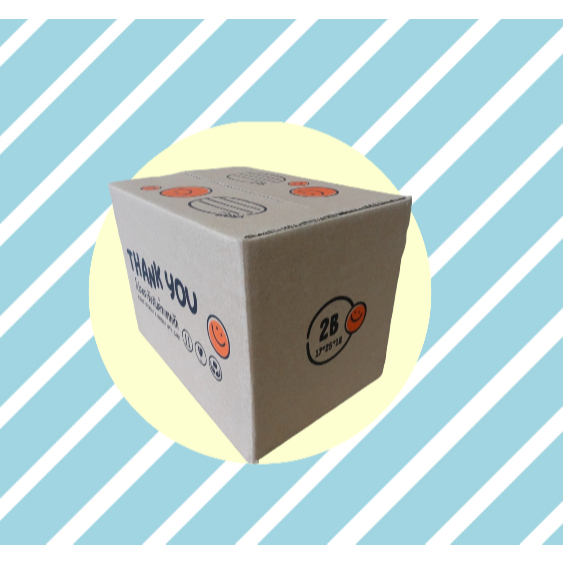 กล่องไปรษณีย์ กล่องพัสดุ ขนาด  2B  Thankyou