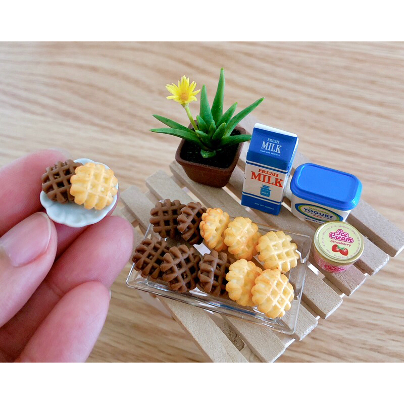 ดินปั้นขนมจิ๋ว วาฟเฟิลจิ๋ว ราคา/ชิ้น