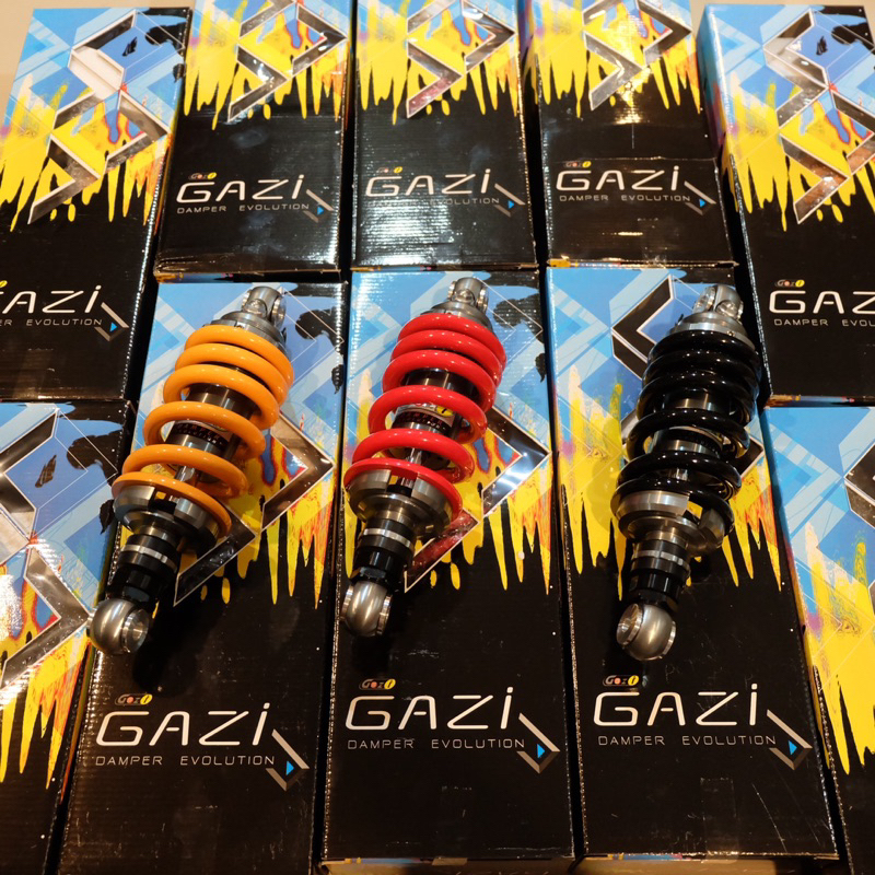 โช๊ค Gazi ขนาดความสูง 240 แกนใหญ่ ใส่ Sonic / Dash / Ls / Kr / Ser หรือรุ่นอื่นๆได้