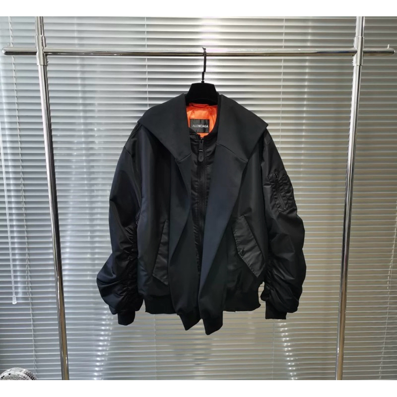 Balenciaga version flight jacket loose OS version cotton flight