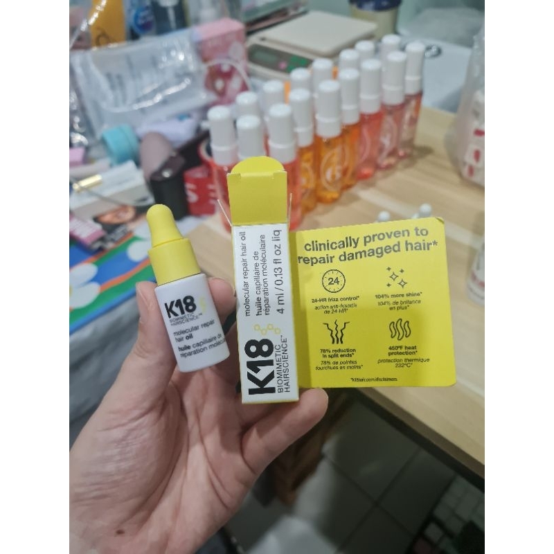 K18 Biomimetic Hairscience Molecular Repair Hair Oil 4 ml